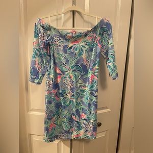 Off the shoulder dress